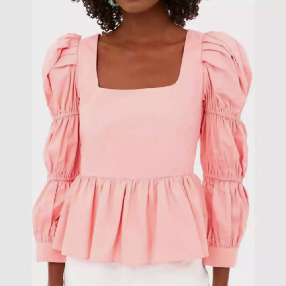 Tuckernuck Long Sleeve Puff Blouse